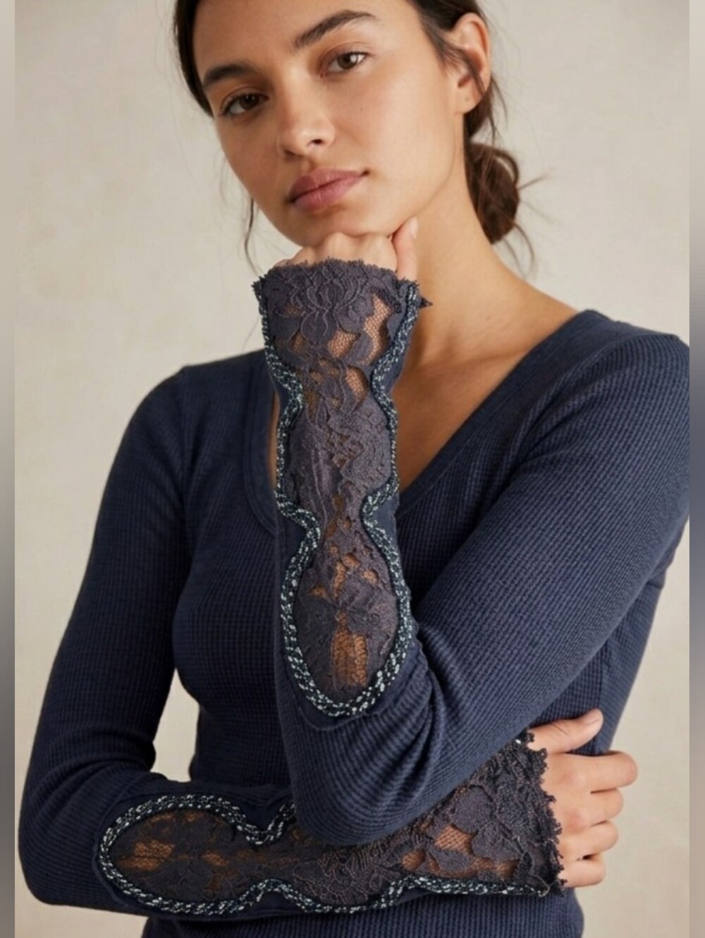 Free People Vintage Meadow Fiesta Cuff Thermal